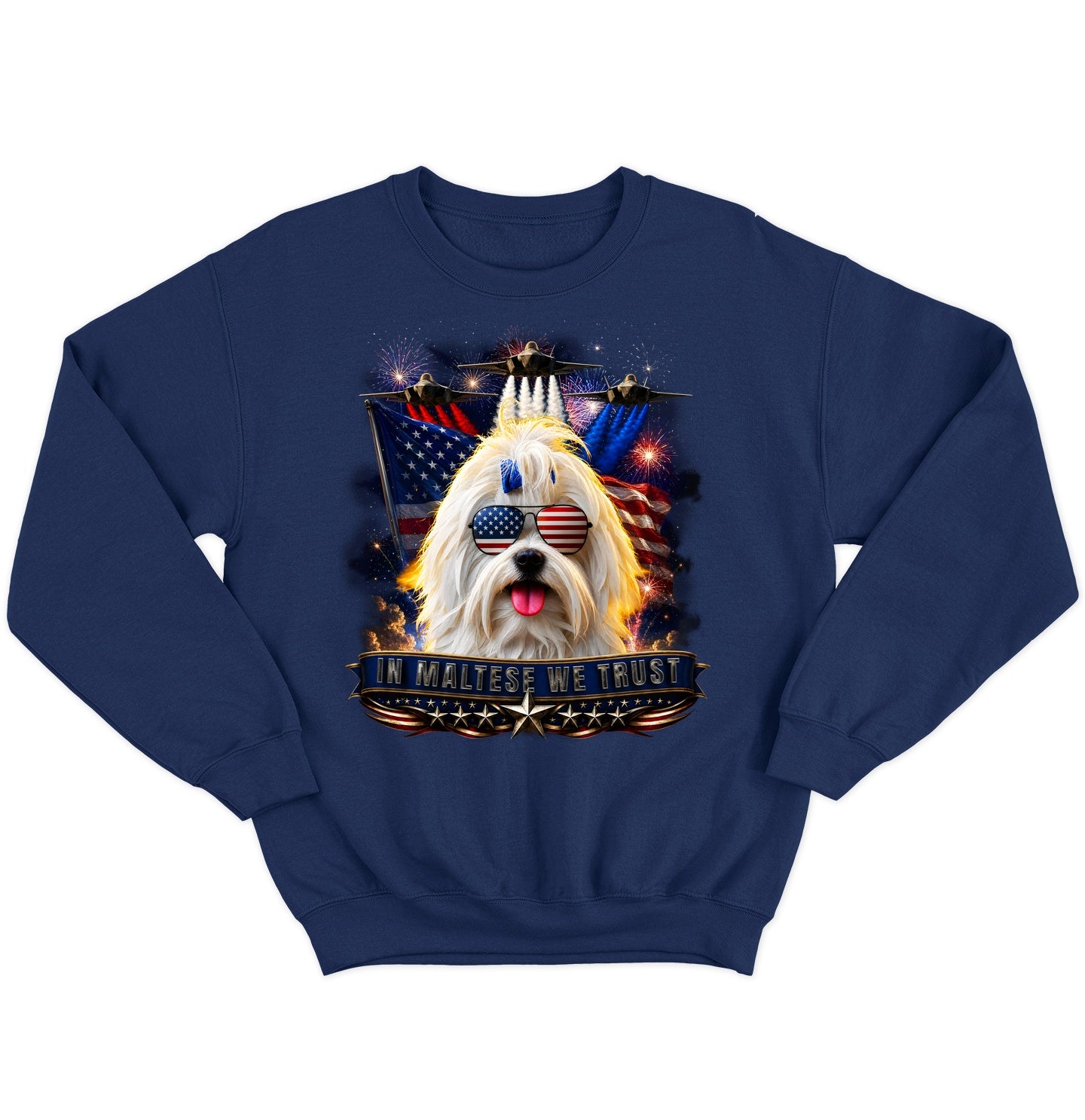 In Maltese We Trust - Crewneck Sweatshirt