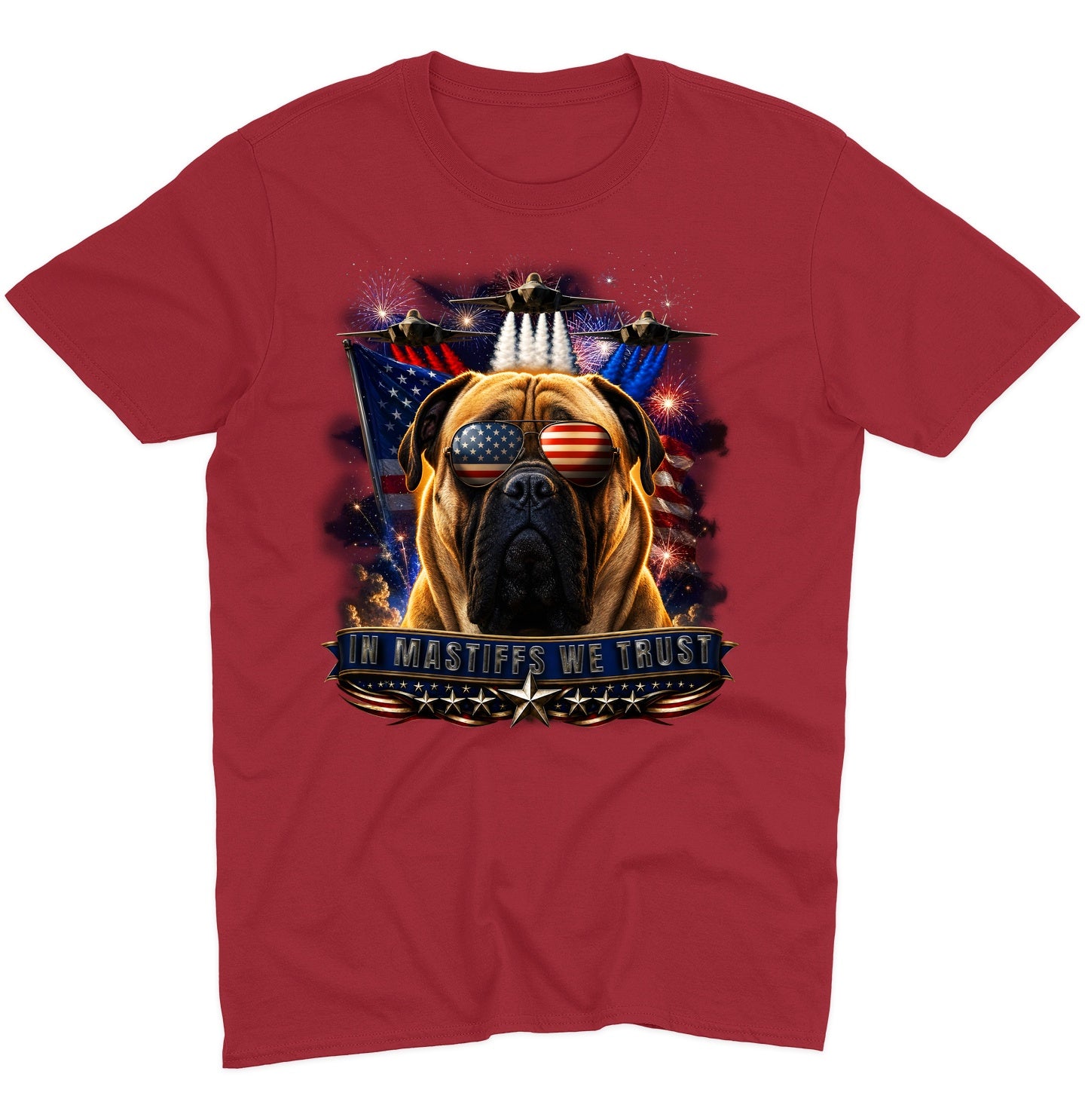 In Mastiffs We Trust - Adult Unisex T-Shirt