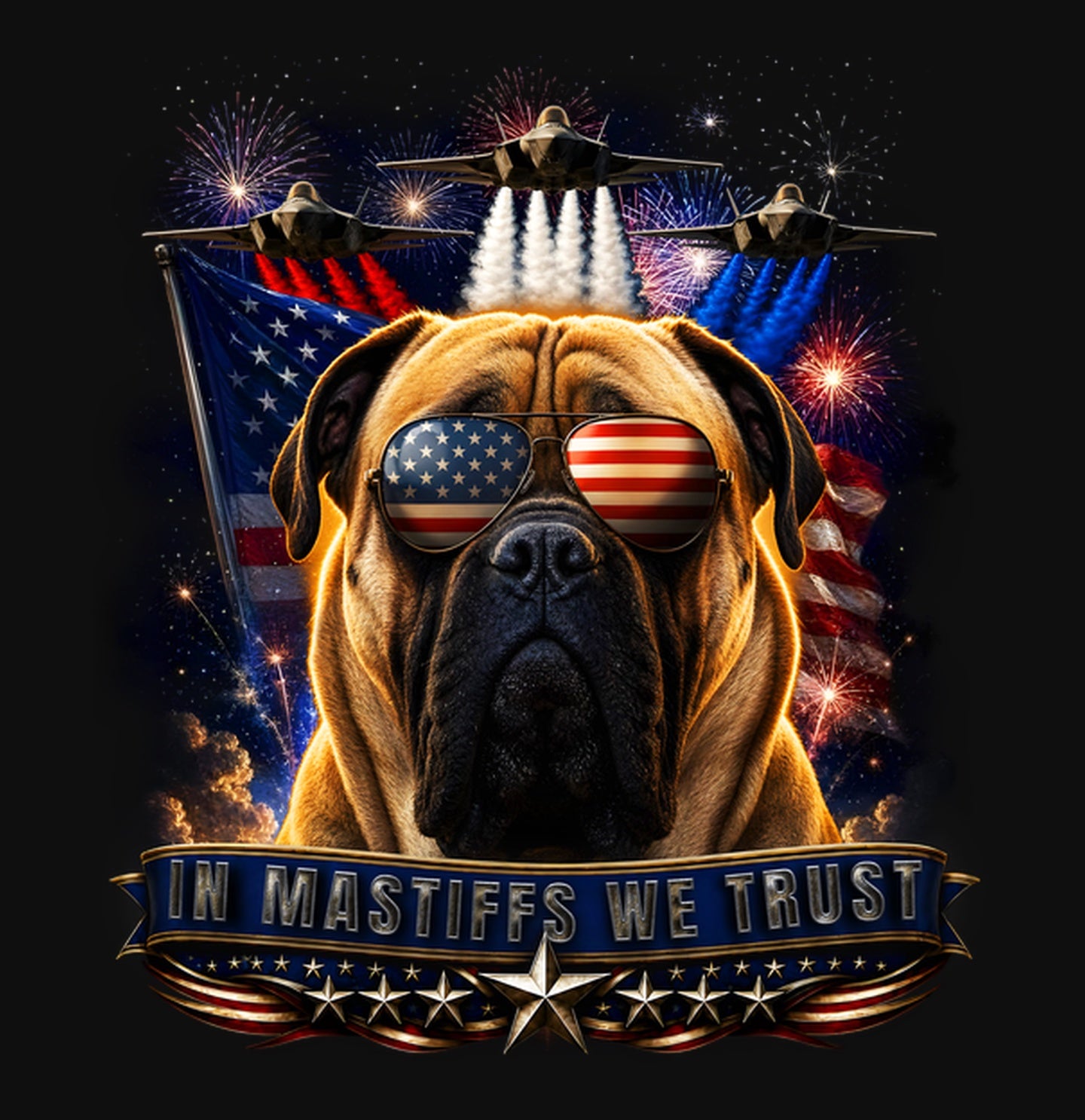In Mastiffs We Trust - Crewneck Sweatshirt