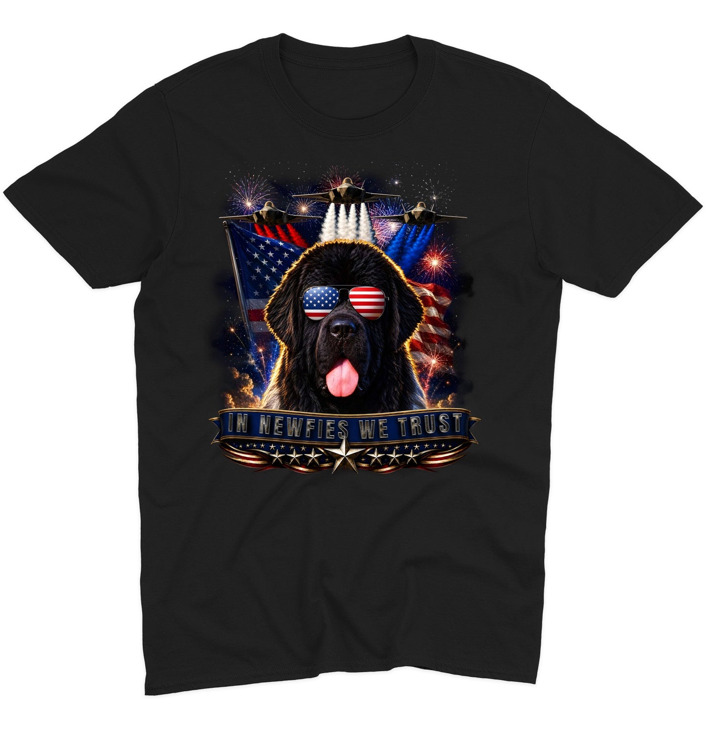 In Newfoundlands We Trust - Adult Unisex T-Shirt