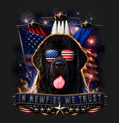 In Newfoundlands We Trust - Adult Unisex T-Shirt