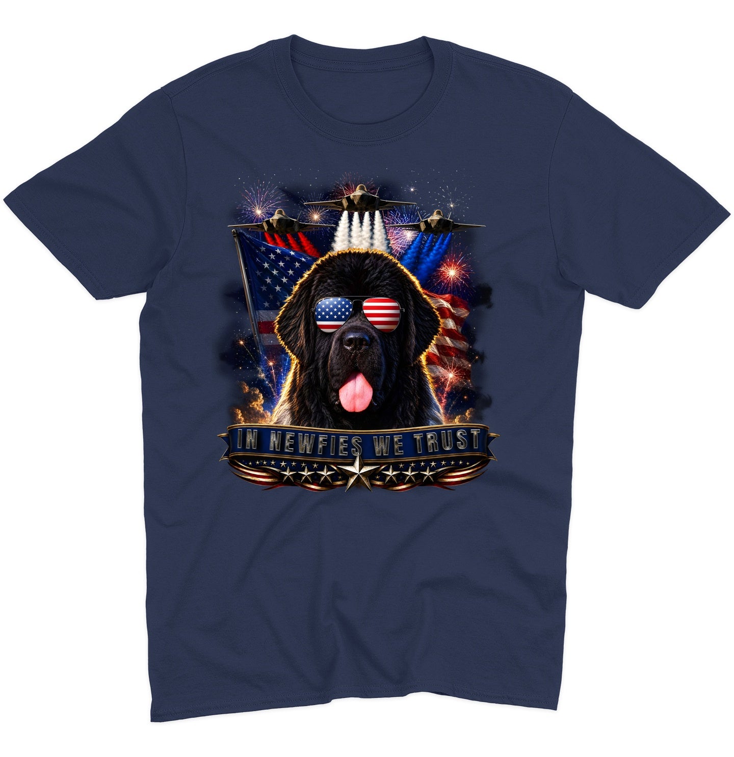 In Newfoundlands We Trust - Adult Unisex T-Shirt