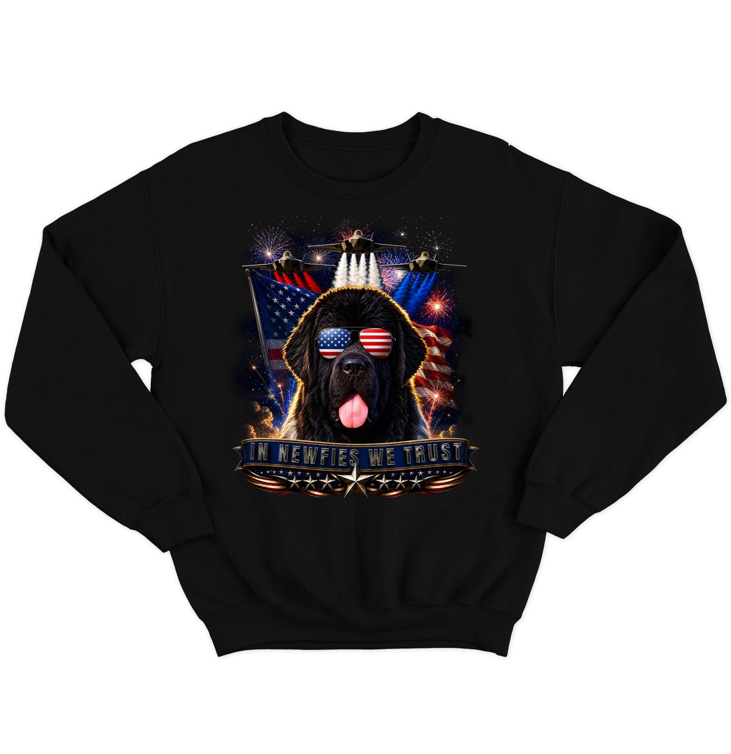 In Newfoundlands We Trust - Crewneck Sweatshirt