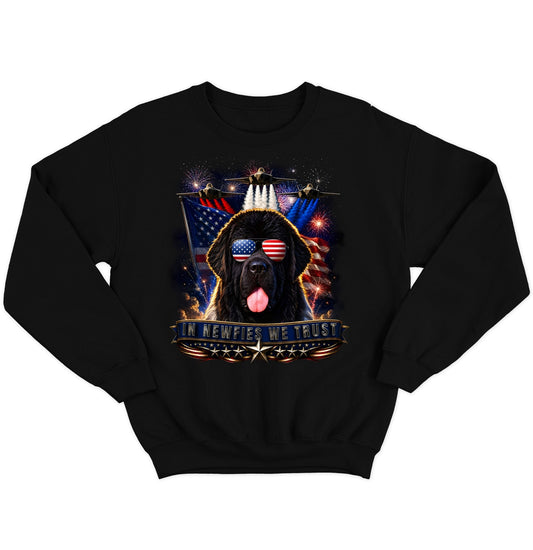 In Newfoundlands We Trust - Crewneck Sweatshirt