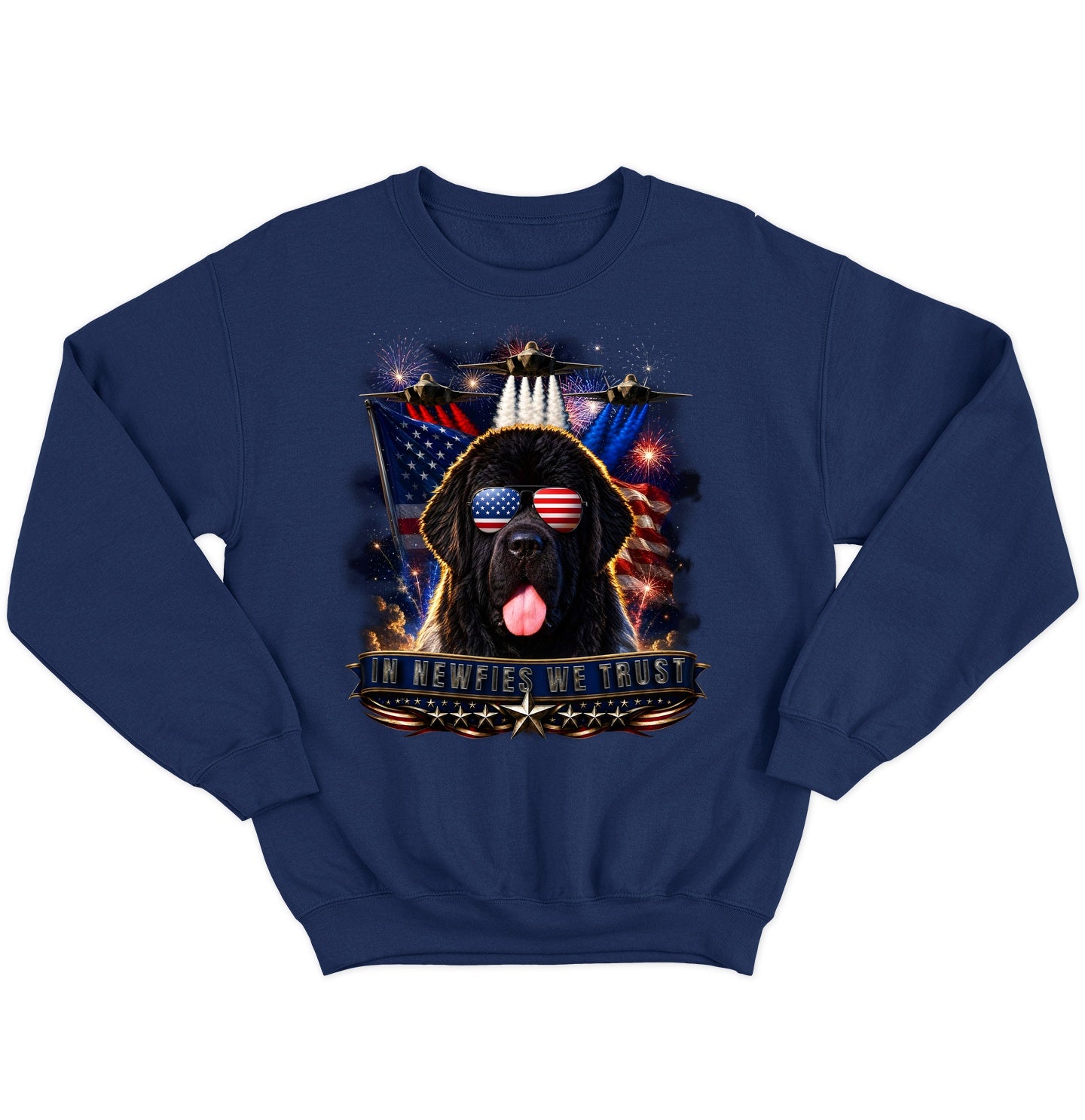 In Newfoundlands We Trust - Crewneck Sweatshirt