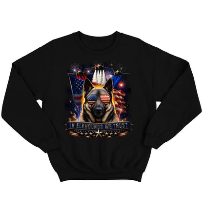 In Norwegian Elkhounds We Trust - Crewneck Sweatshirt