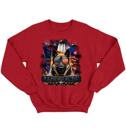 In Norwegian Elkhounds We Trust - Crewneck Sweatshirt