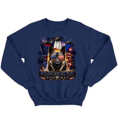 In Norwegian Elkhounds We Trust - Crewneck Sweatshirt