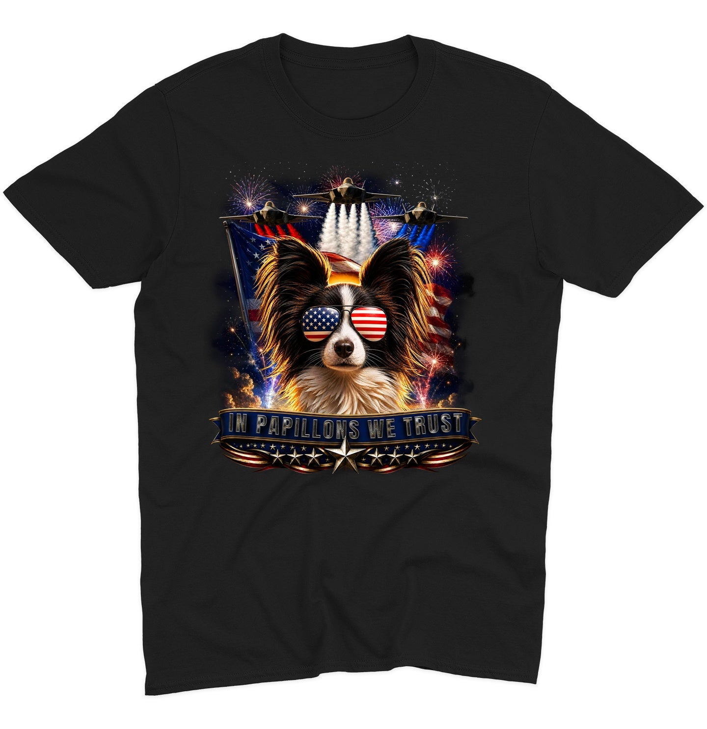 In Papillons We Trust - Adult Unisex T-Shirt