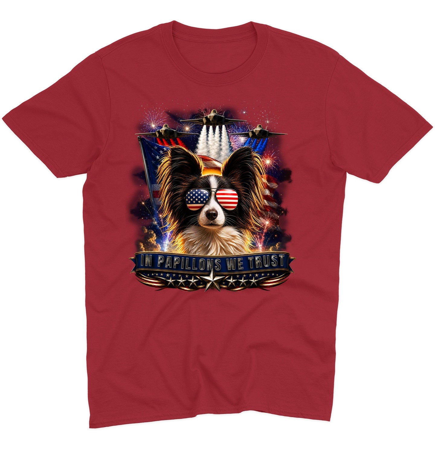 In Papillons We Trust - Adult Unisex T-Shirt