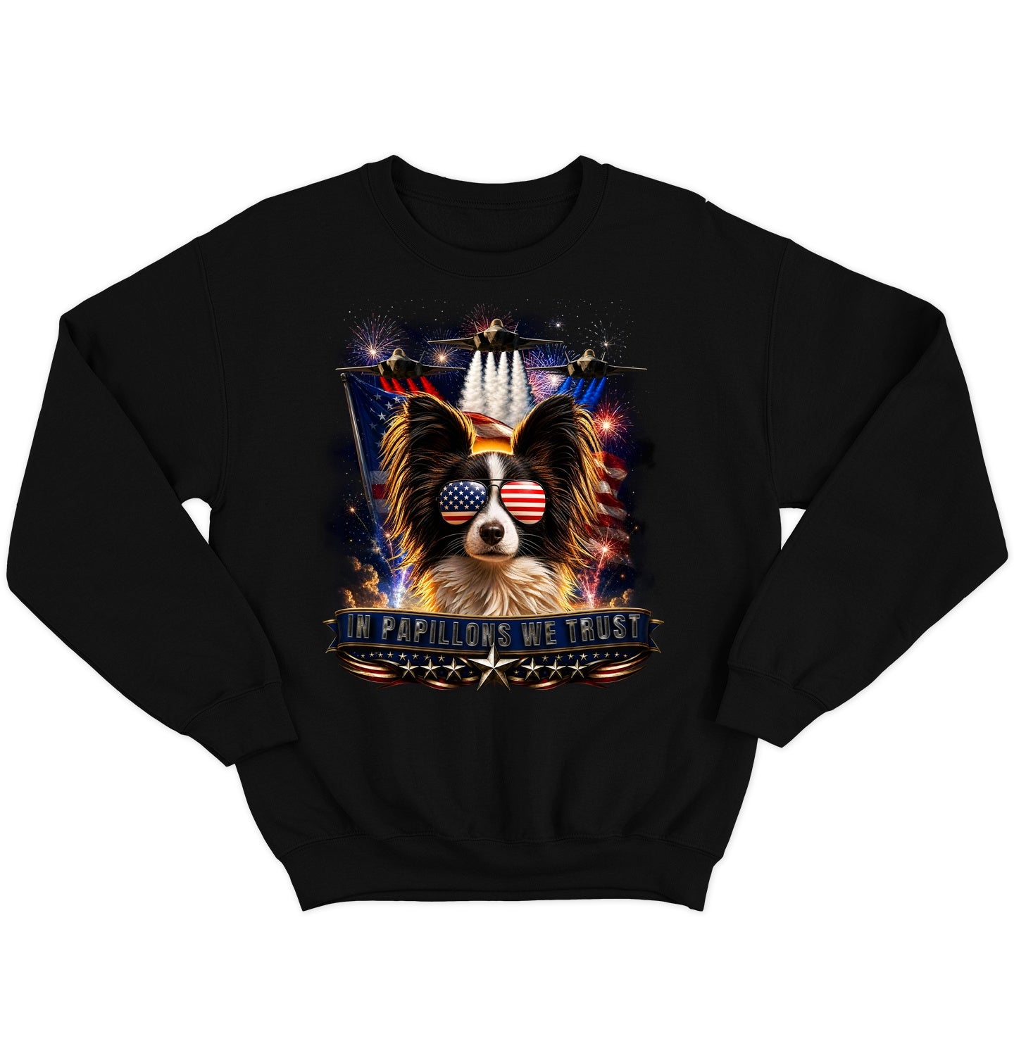 In Papillons We Trust - Crewneck Sweatshirt