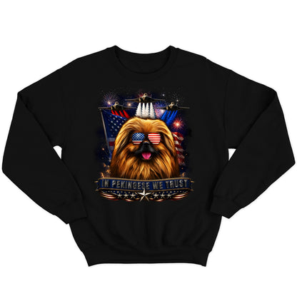 In Pekingese We Trust - Crewneck Sweatshirt