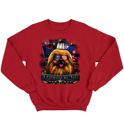 In Pekingese We Trust - Crewneck Sweatshirt