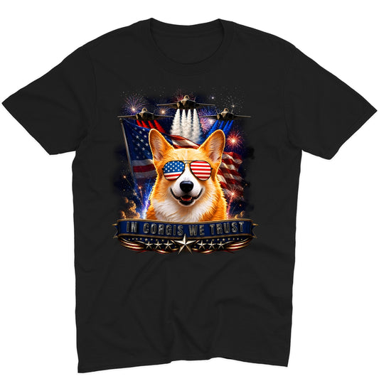 In Pembroke Welsh Corgis We Trust - Adult Unisex T-Shirt