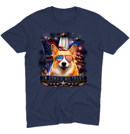 In Pembroke Welsh Corgis We Trust - Adult Unisex T-Shirt