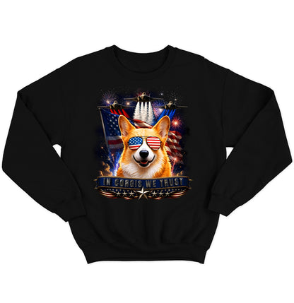 In Pembroke Welsh Corgis We Trust - Crewneck Sweatshirt