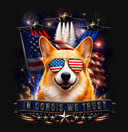 In Pembroke Welsh Corgis We Trust - Crewneck Sweatshirt