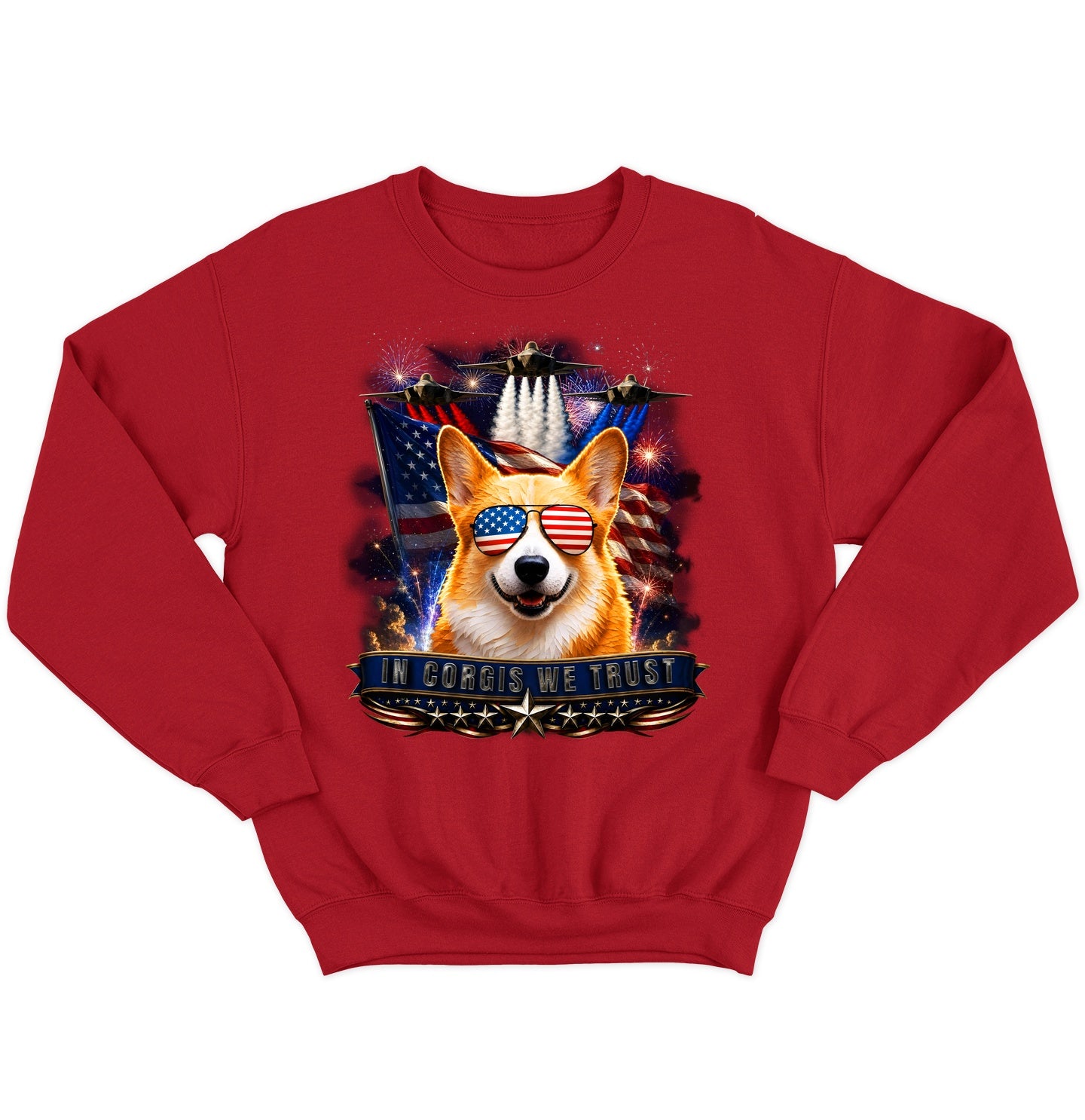 In Pembroke Welsh Corgis We Trust - Crewneck Sweatshirt
