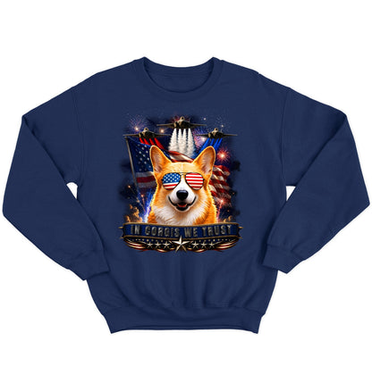 In Pembroke Welsh Corgis We Trust - Crewneck Sweatshirt