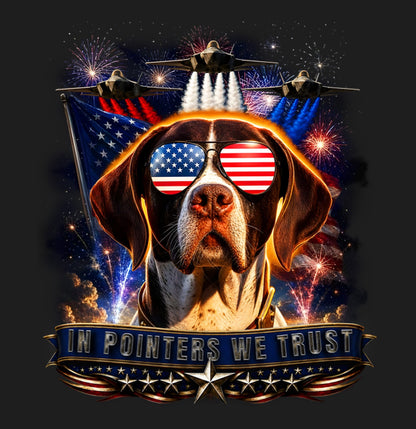 In Pointers We Trust - Women's V-Neck T-Shirt