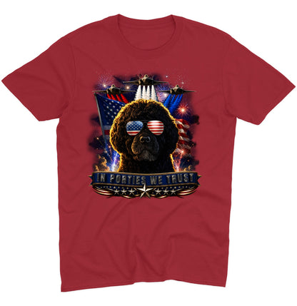 In Portuguese Water Dogs We Trust - Adult Unisex T-Shirt