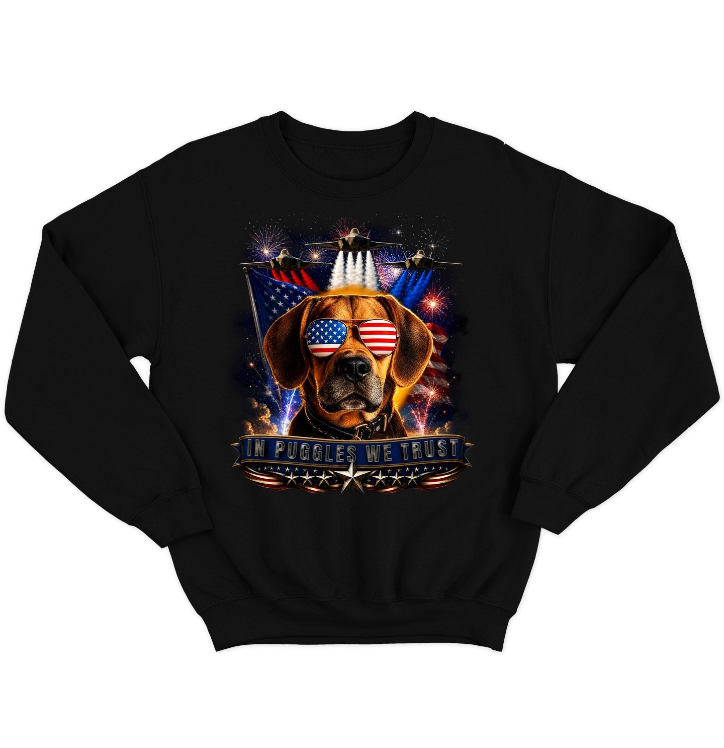 In Puggles We Trust - Crewneck Sweatshirt
