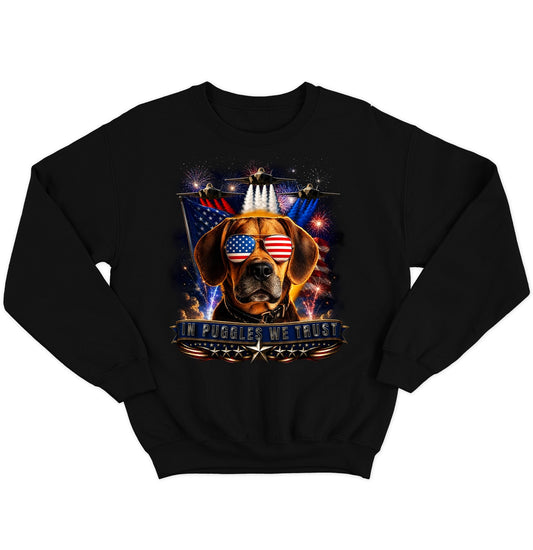 In Puggles We Trust - Crewneck Sweatshirt