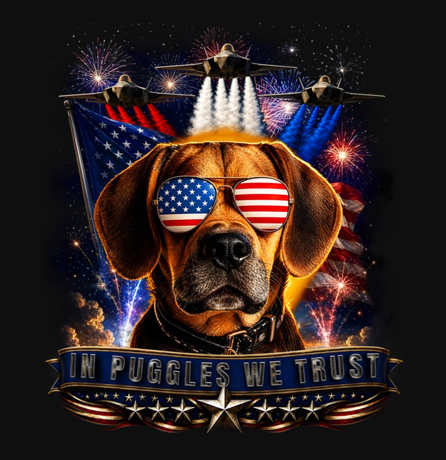 In Puggles We Trust - Crewneck Sweatshirt