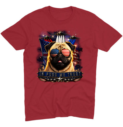 In Pugs We Trust - Adult Unisex T-Shirt