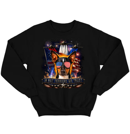 In Rat Terriers We Trust - Crewneck Sweatshirt