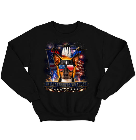 In Rat Terriers We Trust - Crewneck Sweatshirt