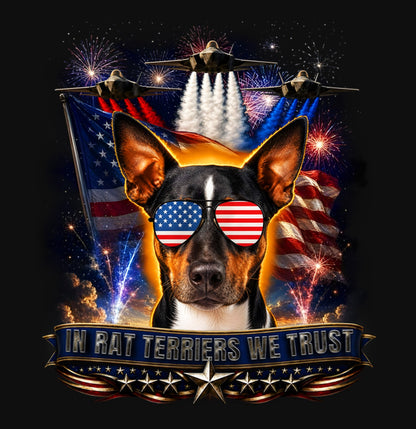 In Rat Terriers We Trust - Crewneck Sweatshirt