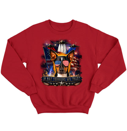 In Rat Terriers We Trust - Crewneck Sweatshirt