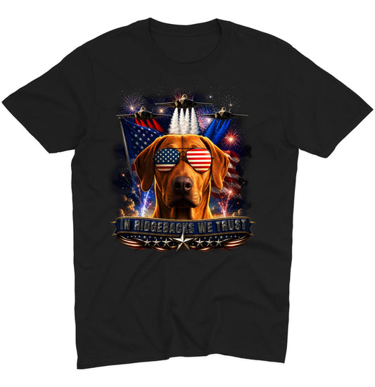 In Rhodesian Ridgebacks We Trust - Adult Unisex T-Shirt