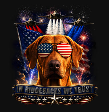 In Rhodesian Ridgebacks We Trust - Crewneck Sweatshirt
