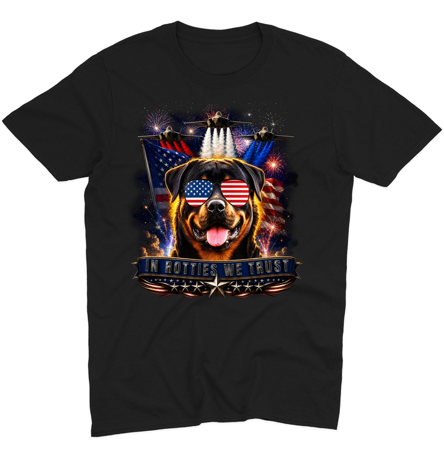 In Rottweilers We Trust - Adult Unisex T-Shirt