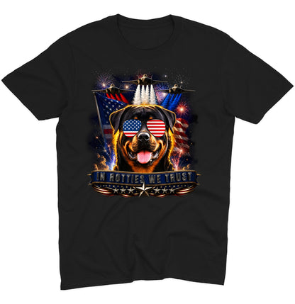In Rottweilers We Trust - Adult Unisex T-Shirt
