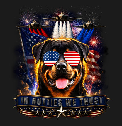 In Rottweilers We Trust - Adult Unisex T-Shirt