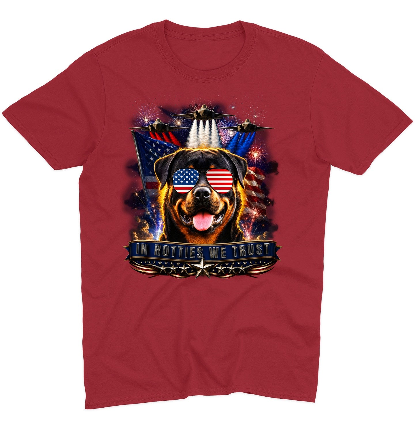 In Rottweilers We Trust - Adult Unisex T-Shirt