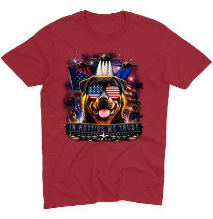 In Rottweilers We Trust - Adult Unisex T-Shirt