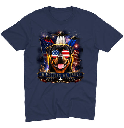 In Rottweilers We Trust - Adult Unisex T-Shirt
