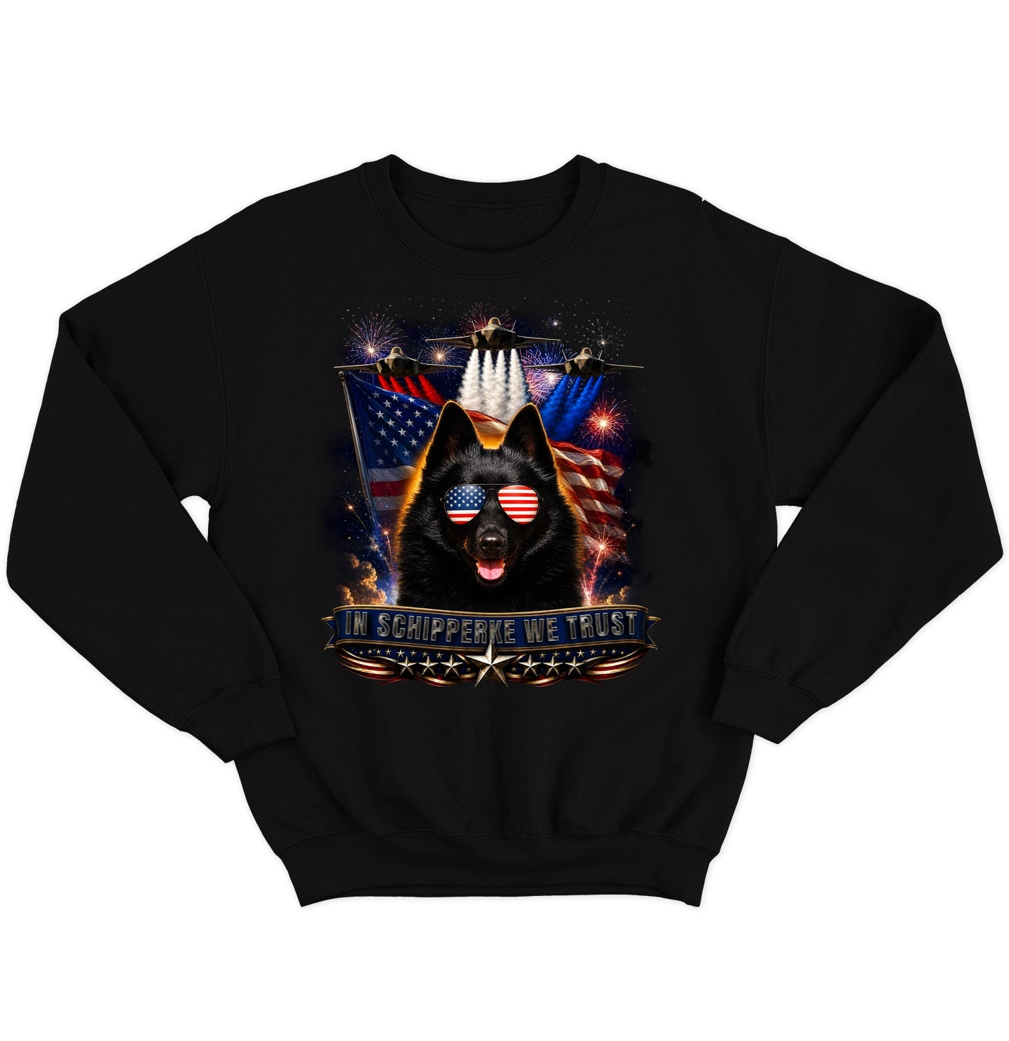 In Schipperke We Trust - Crewneck Sweatshirt