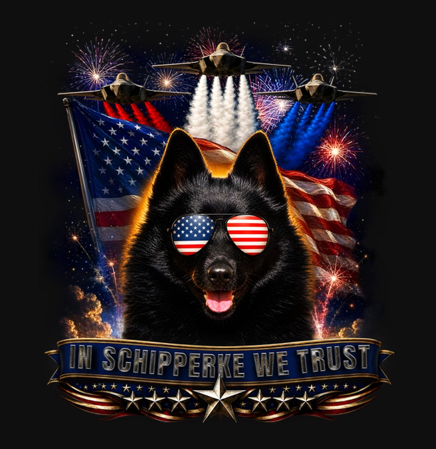 In Schipperke We Trust - Crewneck Sweatshirt