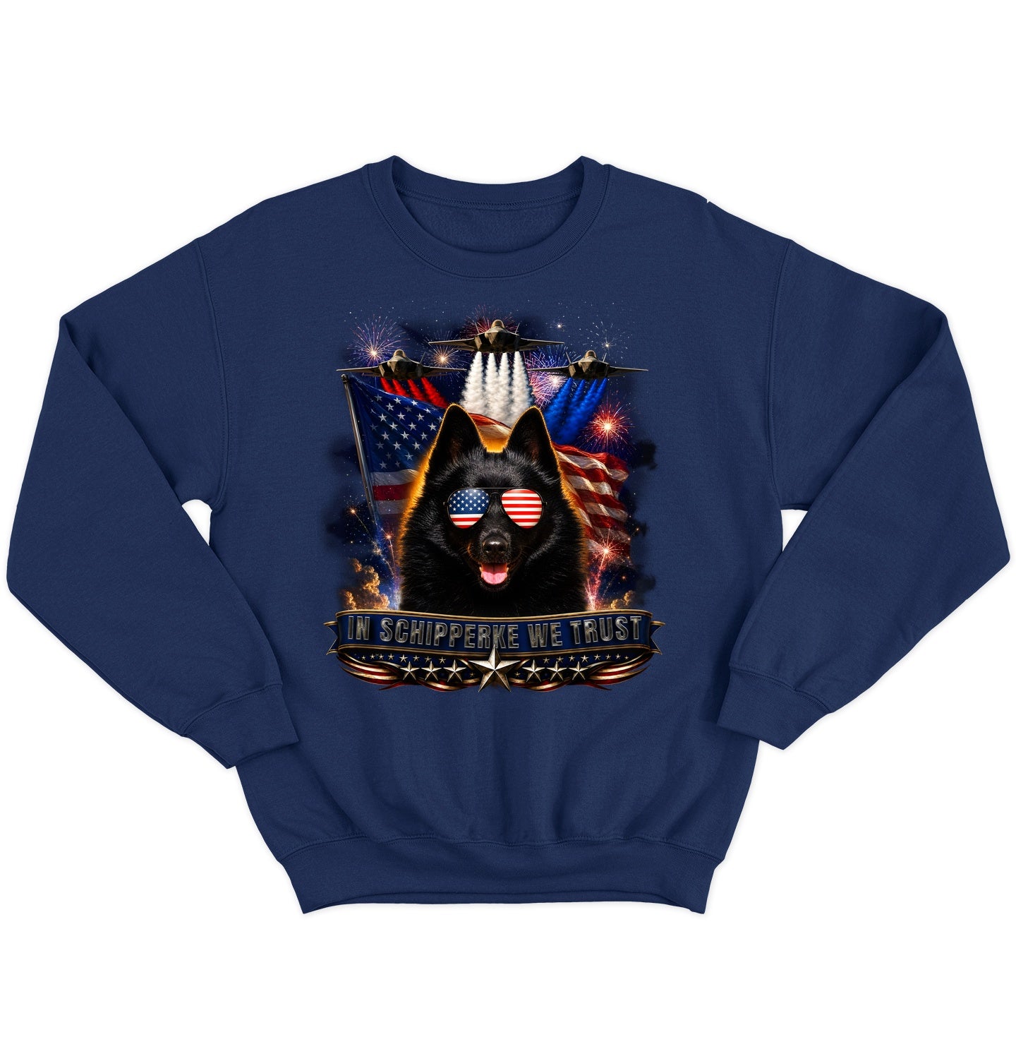 In Schipperke We Trust - Crewneck Sweatshirt