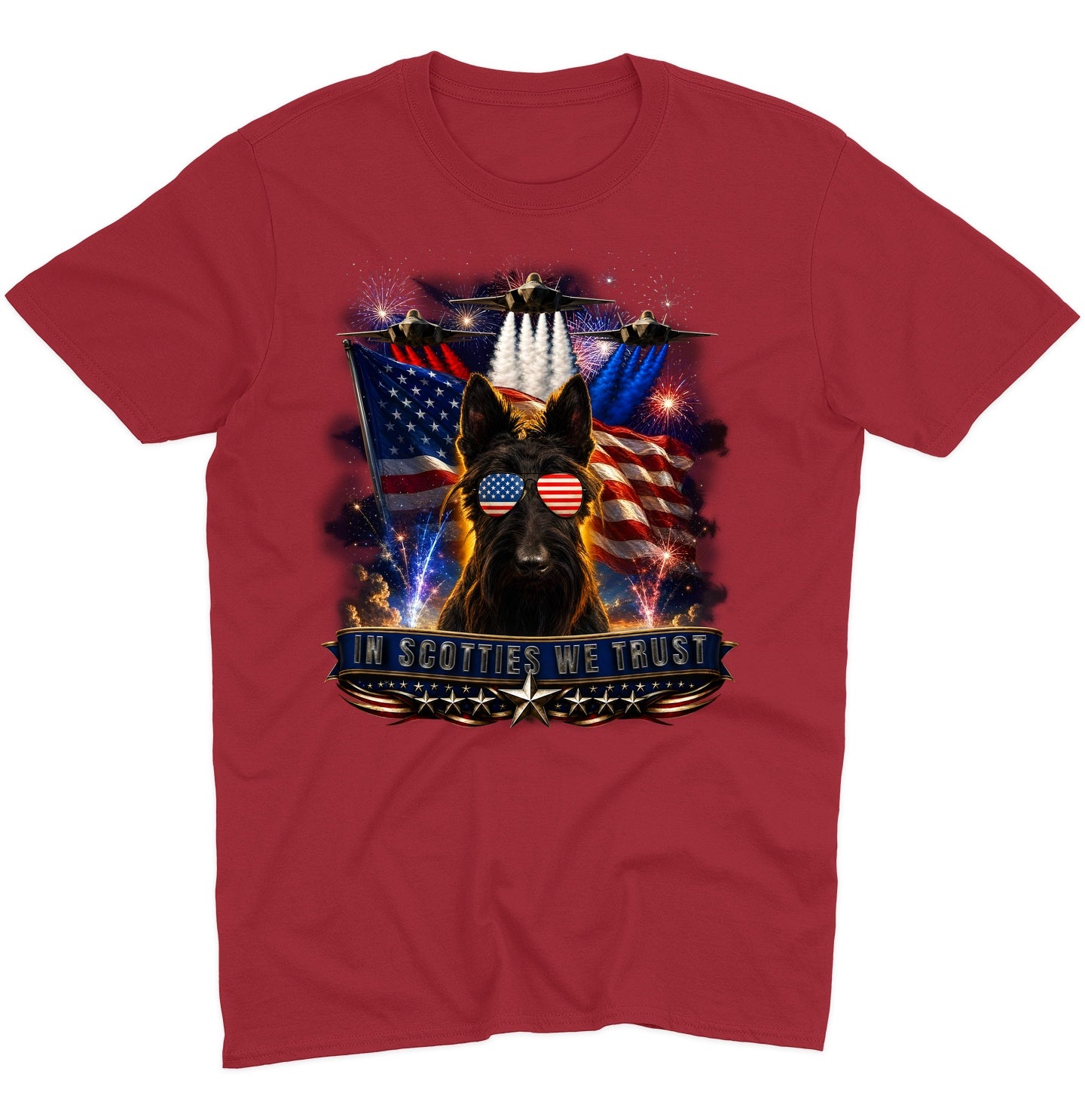 In Scottish Terriers We Trust - Adult Unisex T-Shirt