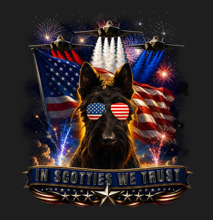 In Scottish Terriers We Trust - Women's V-Neck T-Shirt