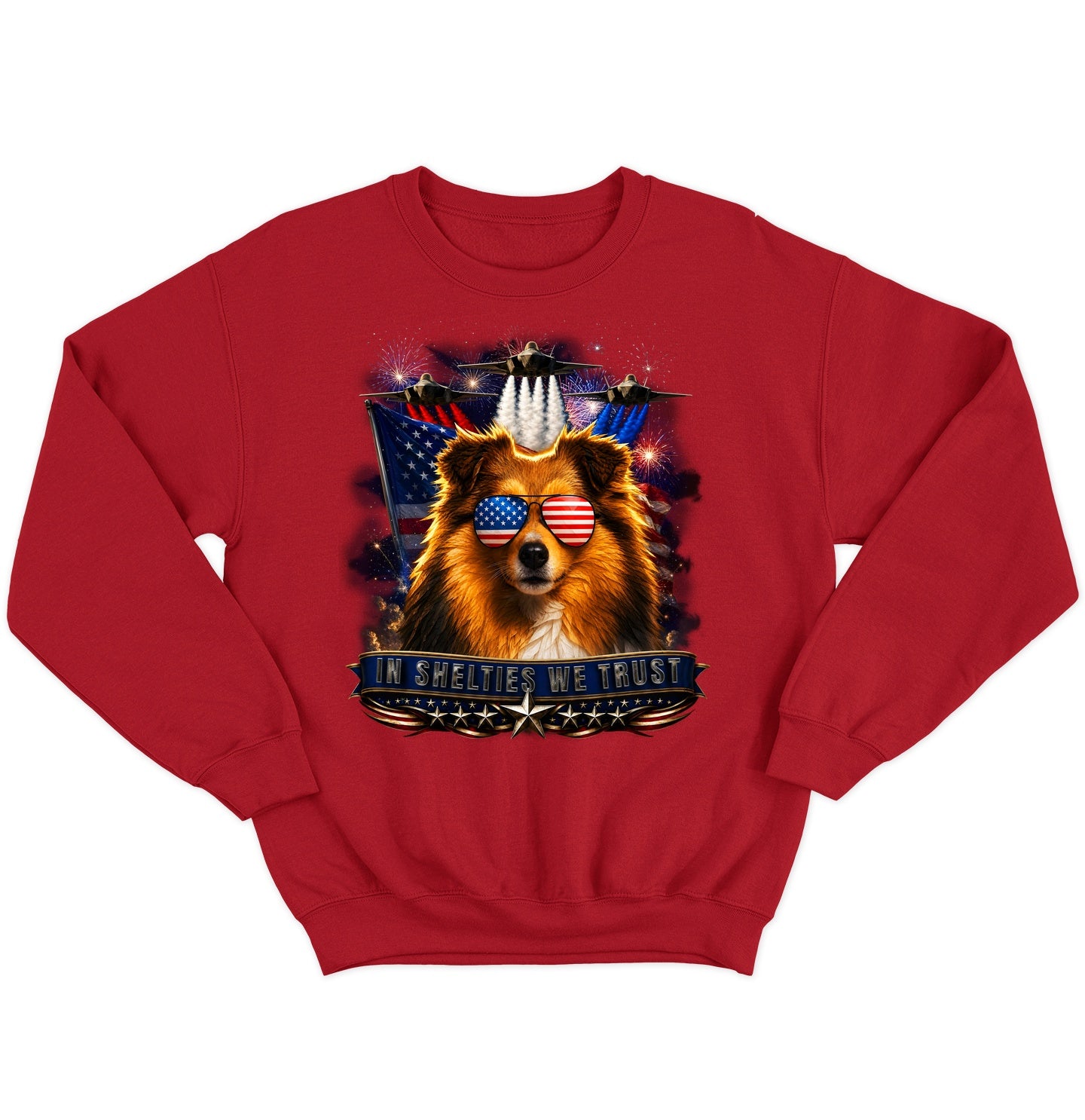 In Shetland Sheepdogs We Trust - Crewneck Sweatshirt