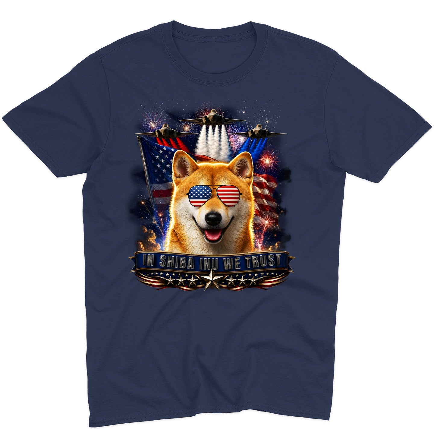 In Shiba Inu We Trust - Adult Unisex T-Shirt