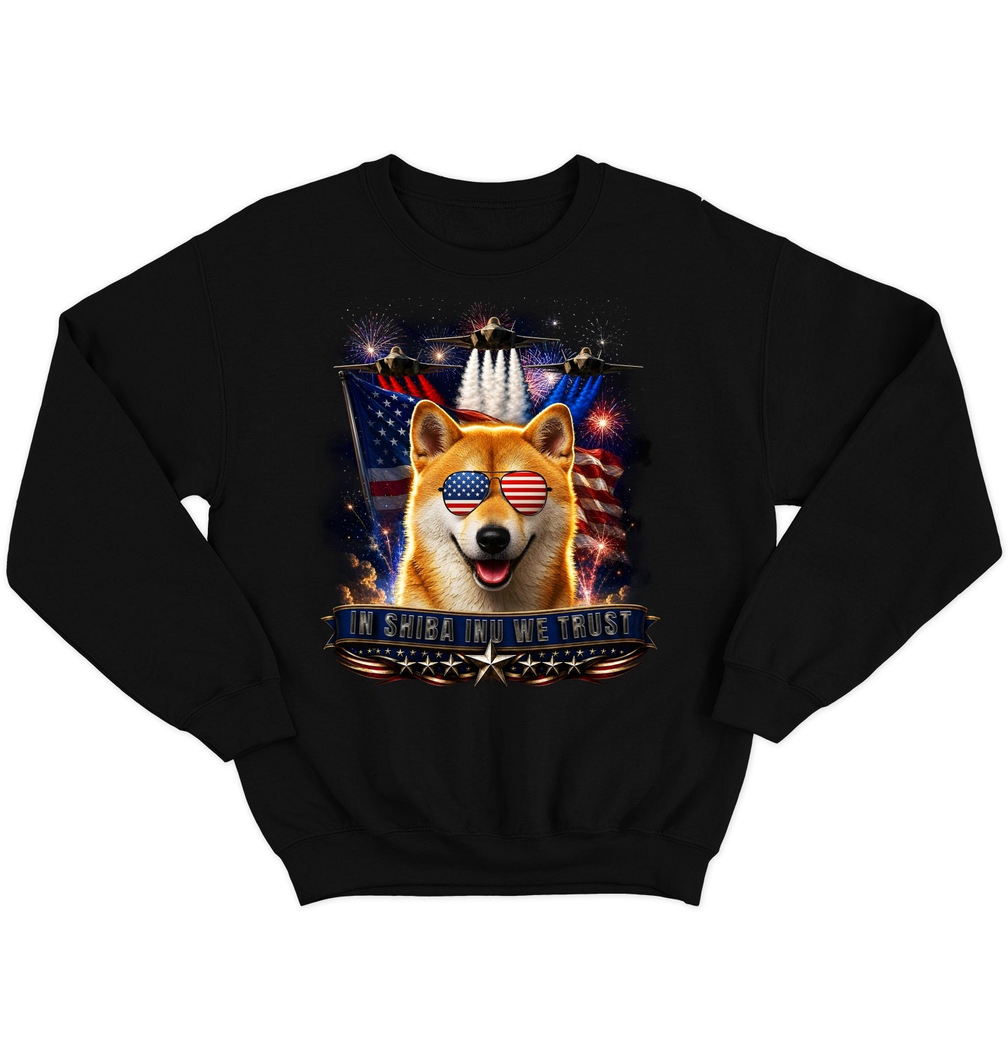 In Shiba Inu We Trust - Crewneck Sweatshirt