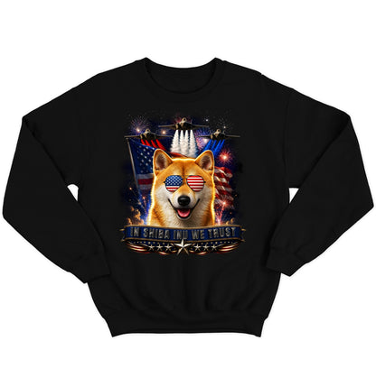 In Shiba Inu We Trust - Crewneck Sweatshirt